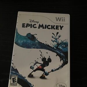 Disney Epic Mickey Wii Game - Black and Blue